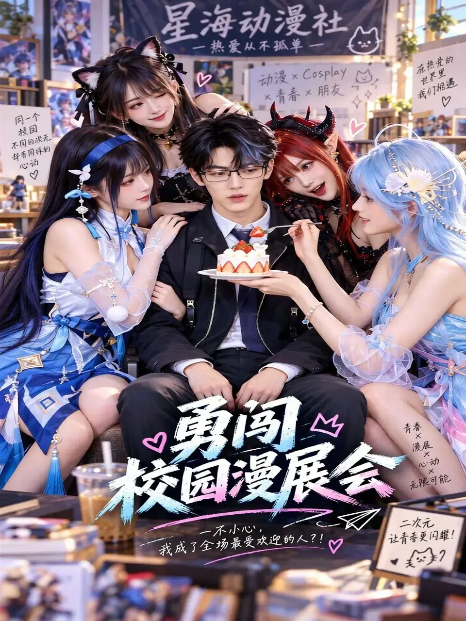 勇闯校园漫展会 · 第1季封面背景