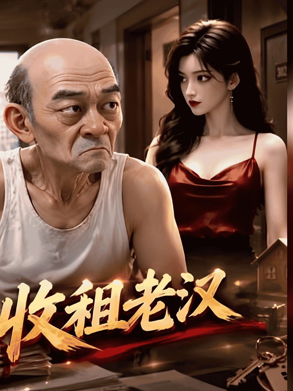 收租老汉海报