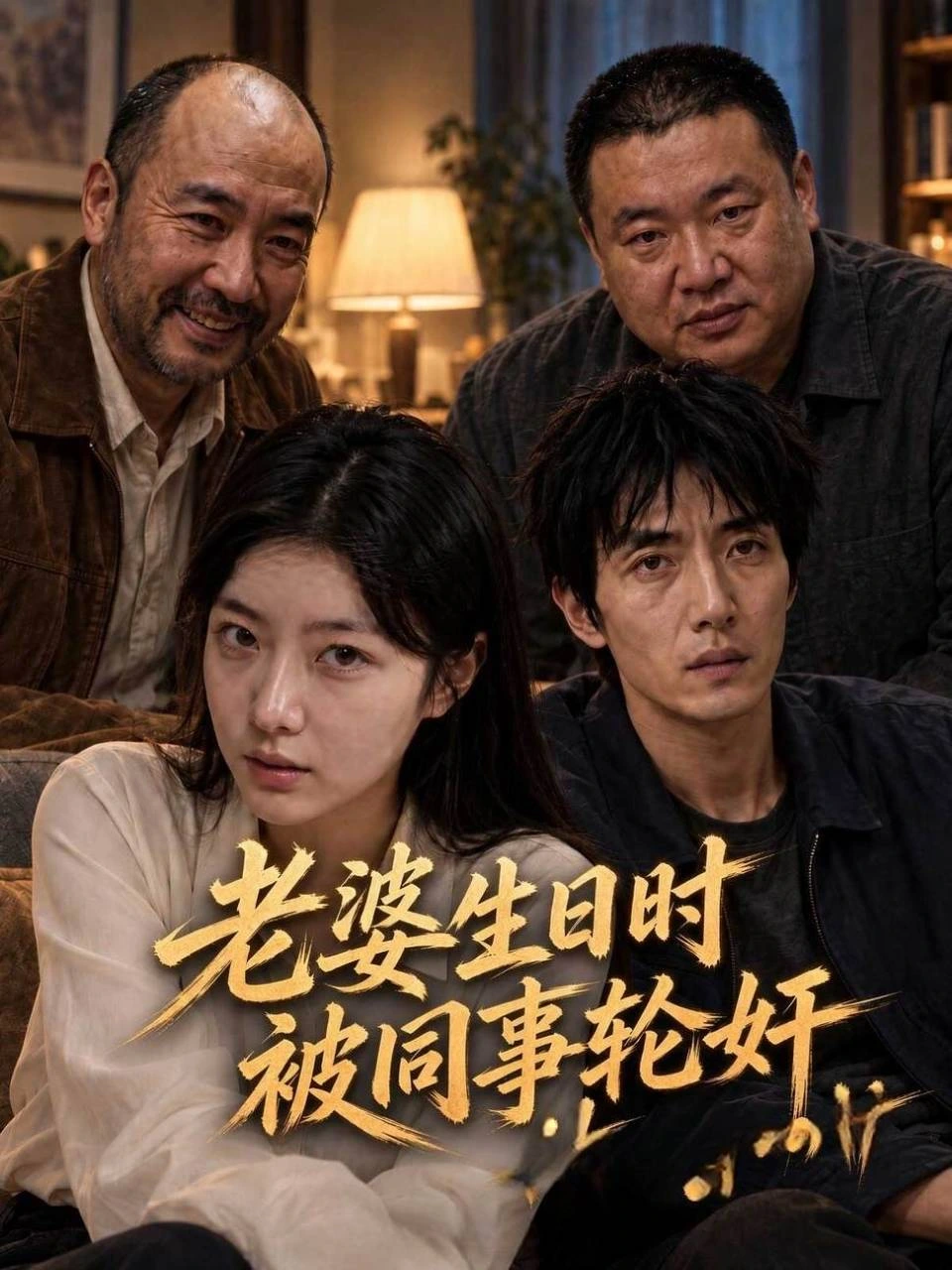 老婆生日时被同事轮奸海报