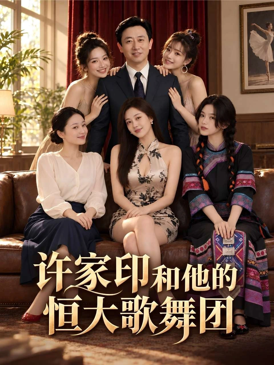 许家印和他的恒大歌舞团海报